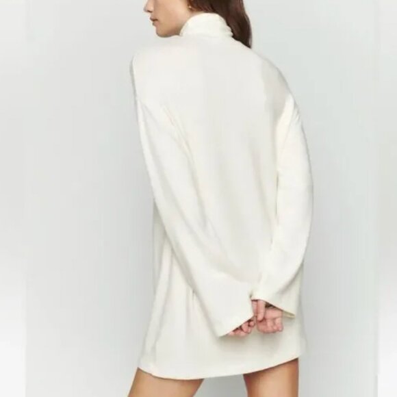 Reformation Aspen Cream Fior Di Latte Knit Mini Sweater Dress NWOT - Picture 4 of 9